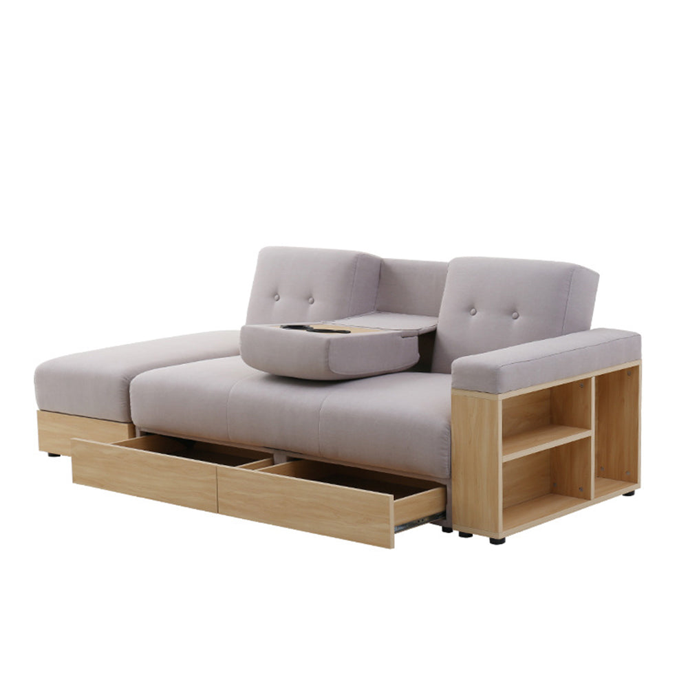 LIVARA 207CM Sofa Bed w/ Multi-functional Storage Space