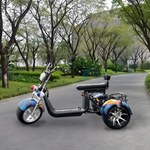 GLIDER HALLEY SC 08 25km/h More Motorbike/Motorcycle/Scooter Electric Cruise Lithium 60V at 12-20AH (Details 1000W - Three-Wheel Battery Unlock Power Inside)*