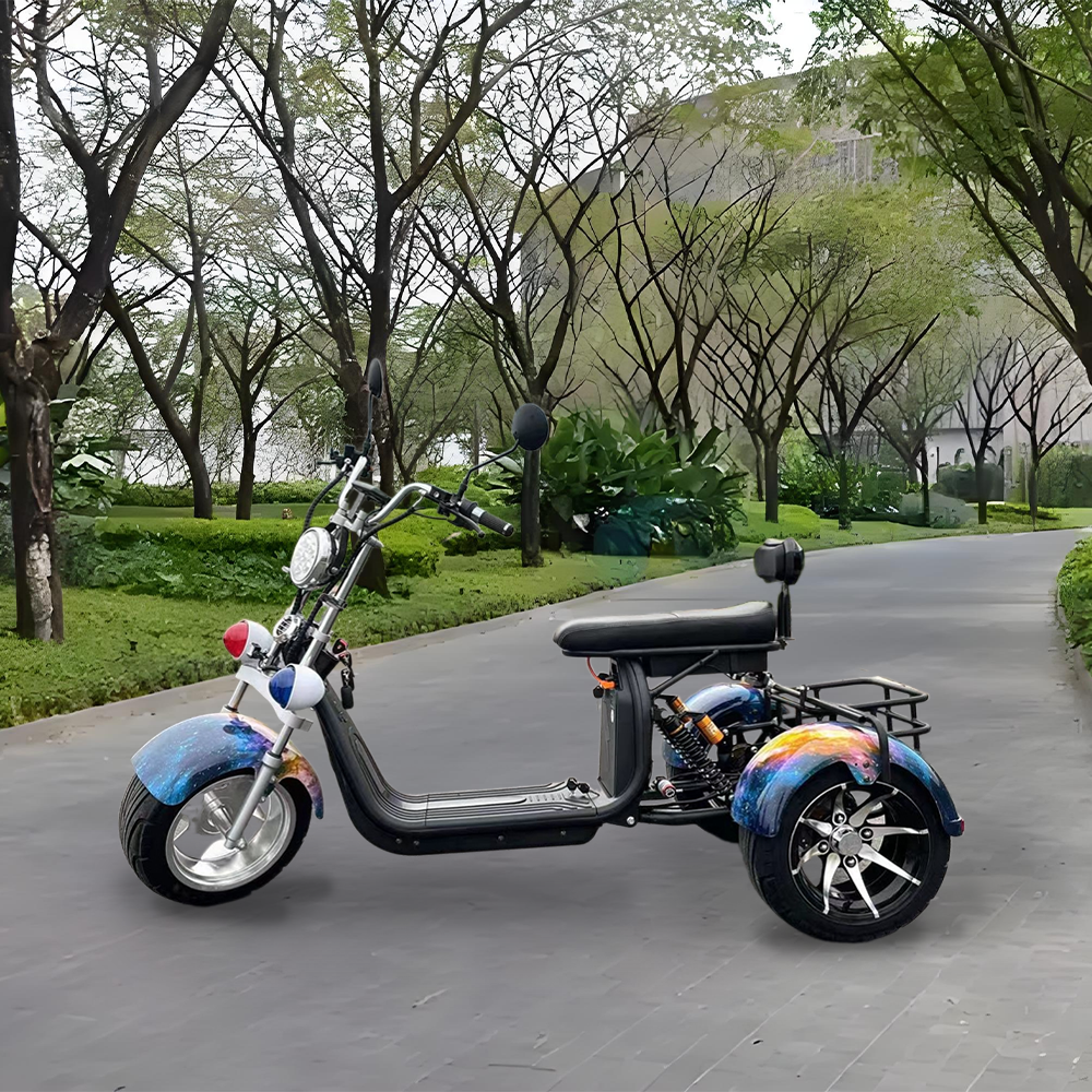 GLIDER HALLEY SC 08 25km/h More Motorbike/Motorcycle/Scooter Electric Cruise Lithium 60V at 12-20AH (Details 1000W - Three-Wheel Battery Unlock Power Inside)*