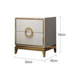 LIVARA Density Table Bedside Table Steel Stainless Board Leg