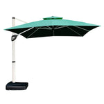 SOLARA Outdoor Family Outdoor Durable - Heavy-Duty Use UV-Resistant, Aluminum - Base, Umbrella for Green