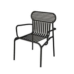 SOLARA Outdoor Finish, Frame, Thickened Strong Iron 42cm High-Temperature Chair Baked Waterproof Steel - Durable Load-Bearing Rustproof Design Black