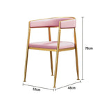 SOLARA Dining Backrest Durable Chair Design Sturdy Leather Iron Load-Bearing with Comfortable Foam, - High-Density Frame, Strong Pink