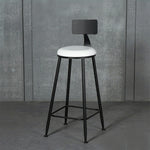 SOLARA Dining - with Upholstery Chair Comfortable Sturdy Design Load-Bearing 90/100cm High-Density Frame, Leather Foam, White