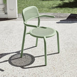 SOLARA Outdoor Aluminum Alloy Durable Set Table, Sofa Chair - Furniture with Green