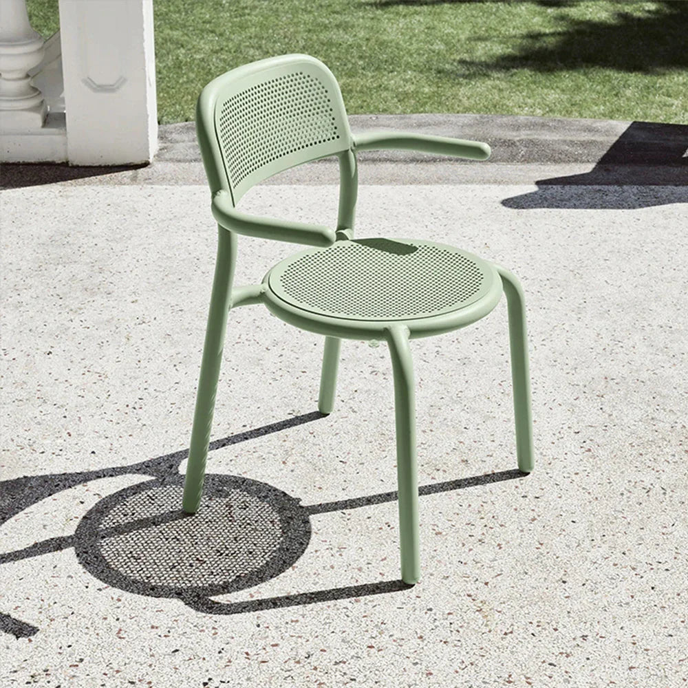 SOLARA Outdoor Aluminum Alloy Durable Set Table, Sofa Chair - Furniture with Green