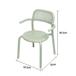 SOLARA Outdoor Aluminum Alloy Durable Set Table, Sofa Chair - Furniture with Green
