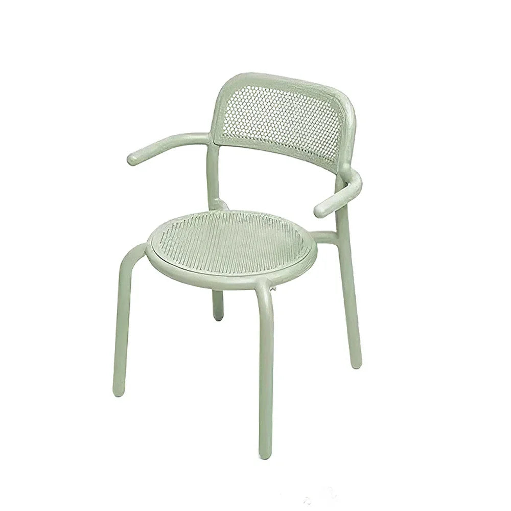 SOLARA Outdoor Aluminum Alloy Durable Set Table, Sofa Chair - Furniture with Green