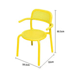 SOLARA Outdoor - Aluminum Furniture Chair Durable - Table, Alloy Rust-Resistant Sofa Set Yellow