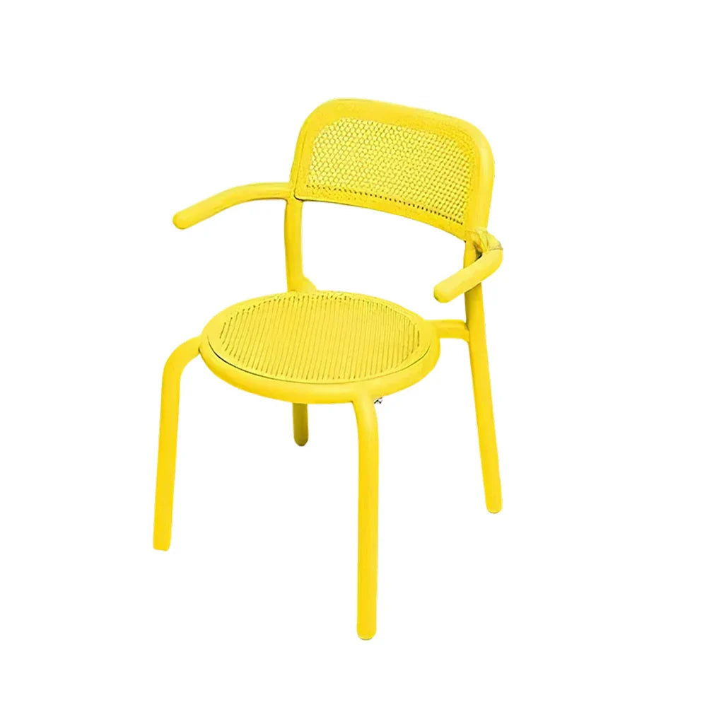 SOLARA Outdoor - Aluminum Furniture Chair Durable - Table, Alloy Rust-Resistant Sofa Set Yellow