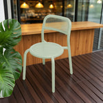 SOLARA Outdoor Aluminum Alloy Durable Set Table, Sofa Chair - Furniture with Green