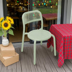 SOLARA Outdoor Aluminum Alloy Durable Set Table, Sofa Chair - Furniture with Green