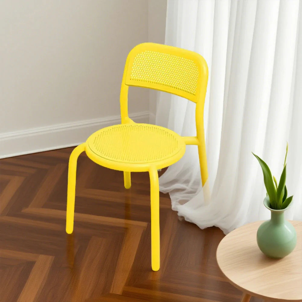 SOLARA Outdoor - Aluminum Furniture Chair Durable - Table, Alloy Rust-Resistant Sofa Set Yellow