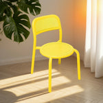 SOLARA Outdoor - Aluminum Furniture Chair Durable - Table, Alloy Rust-Resistant Sofa Set Yellow