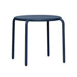 SOLARA Outdoor Table Sofa - Rust-Resistant Alloy Furniture - Aluminum Durable Set Blue