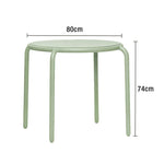 SOLARA Outdoor Aluminum Alloy Durable Set Table, Sofa Chair - Furniture with Green