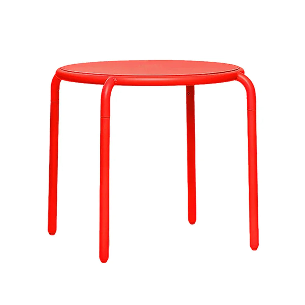 SOLARA Outdoor Chair Aluminum Durable Sofa with Table, Alloy Set Furniture - Red