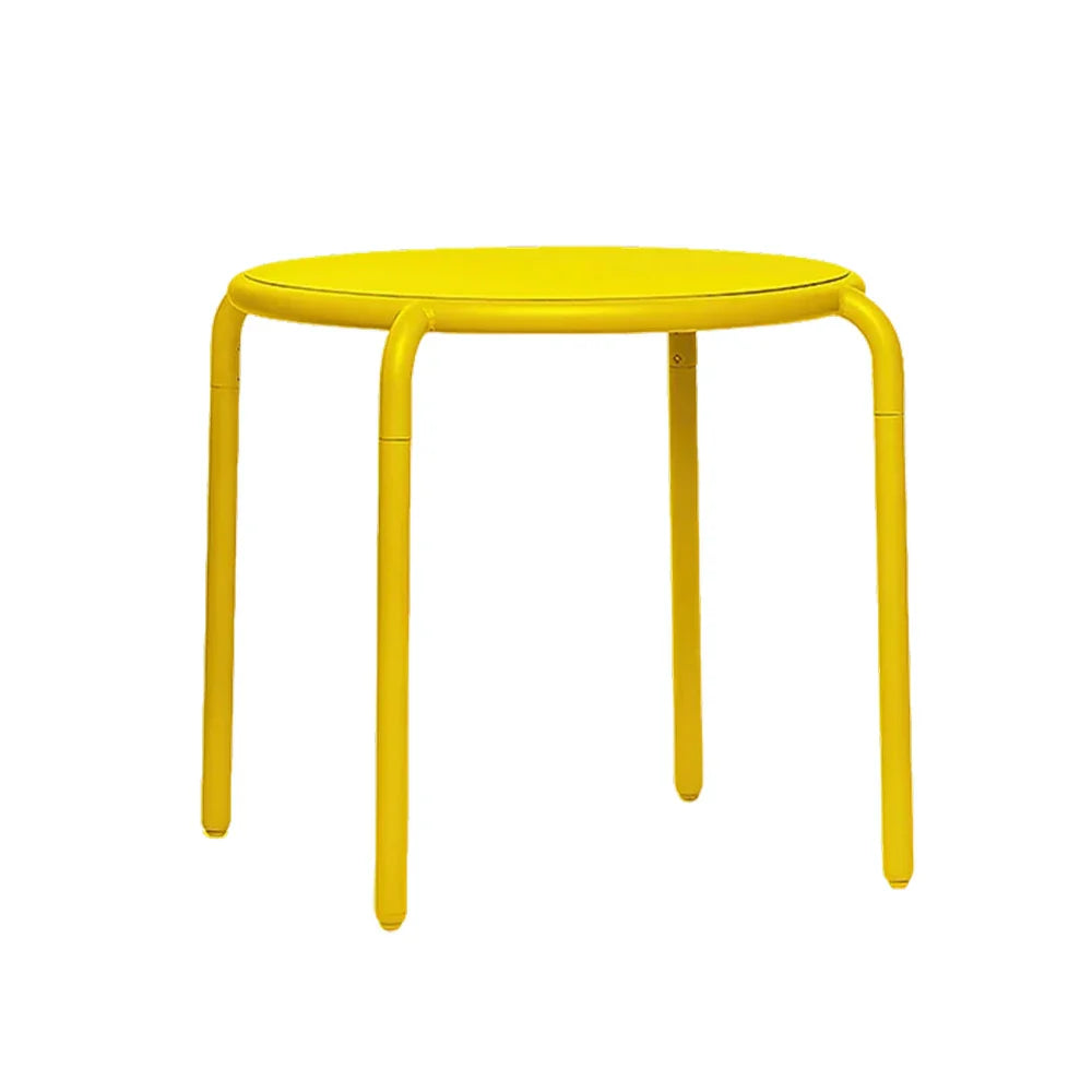 SOLARA Outdoor - Aluminum Furniture Chair Durable - Table, Alloy Rust-Resistant Sofa Set Yellow