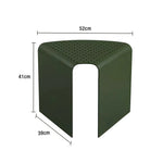 SOLARA Outdoor Dissipation, Alloy Aluminum-Magnesium Corrosion-Resistant, Design - Chair - Heat Portable Green