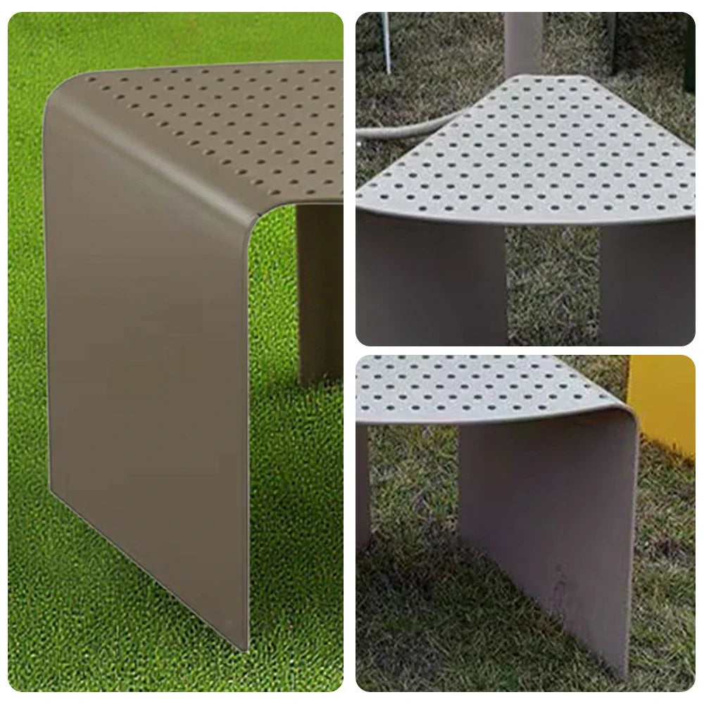 SOLARA Outdoor Alloy Design Corrosion-Resistant, - Chair Aluminum-Magnesium Durable - Khaki