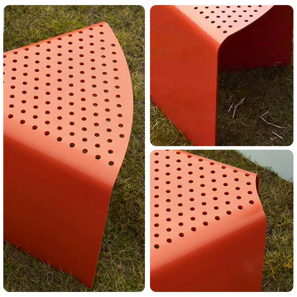 SOLARA Outdoor Aluminum-Magnesium - Alloy Chair Red