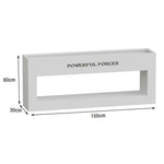 SOLARA Outdoor Galvanized Durable 60/100/150cm Design Body, Steel Box and Rust-Resistant - Planter White