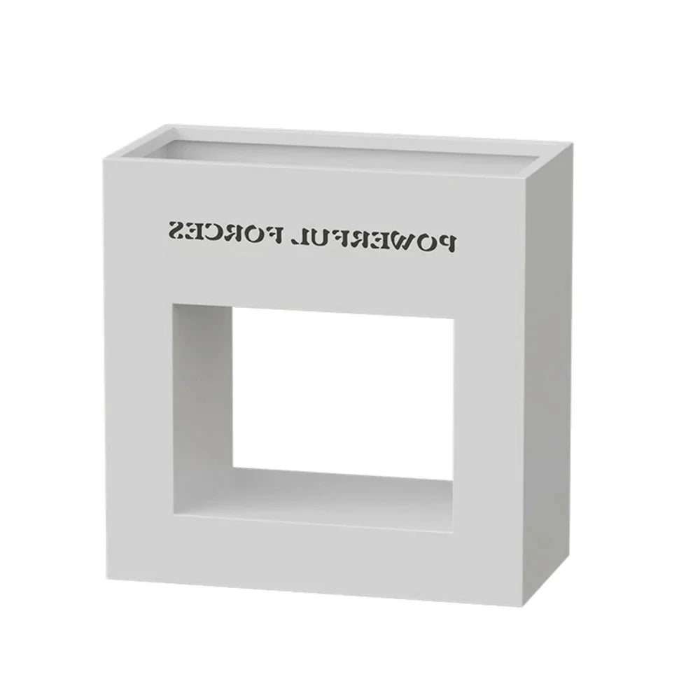 SOLARA Outdoor Galvanized Durable 60/100/150cm Design Body, Steel Box and Rust-Resistant - Planter White