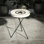 SOLARA Outdoor and Table Rust-Resistant Non-Slip Easy-to-Clean Pads, Foot Comfortable Baked - Design Finish, White