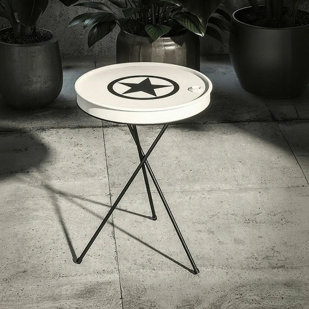 SOLARA Outdoor and Table Rust-Resistant Non-Slip Easy-to-Clean Pads, Foot Comfortable Baked - Design Finish, White