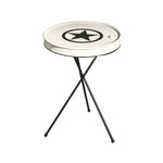 SOLARA Outdoor and Table Rust-Resistant Non-Slip Easy-to-Clean Pads, Foot Comfortable Baked - Design Finish, White