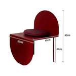 SOLARA Outdoor - Durable Alloy and Chairs Aluminum Rust-Resistant Table Red