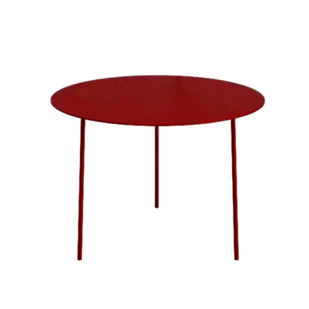 SOLARA Outdoor - Durable Alloy and Chairs Aluminum Rust-Resistant Table Red