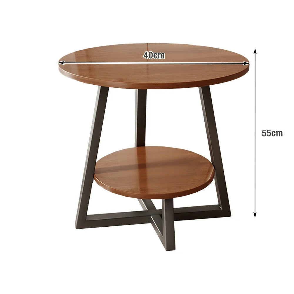 SOLARA Side Table, Marble Golden Walnut Frame Modern with Top, Luxury Design