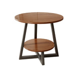 SOLARA Side Table, Marble Golden Walnut Frame Modern with Top, Luxury Design