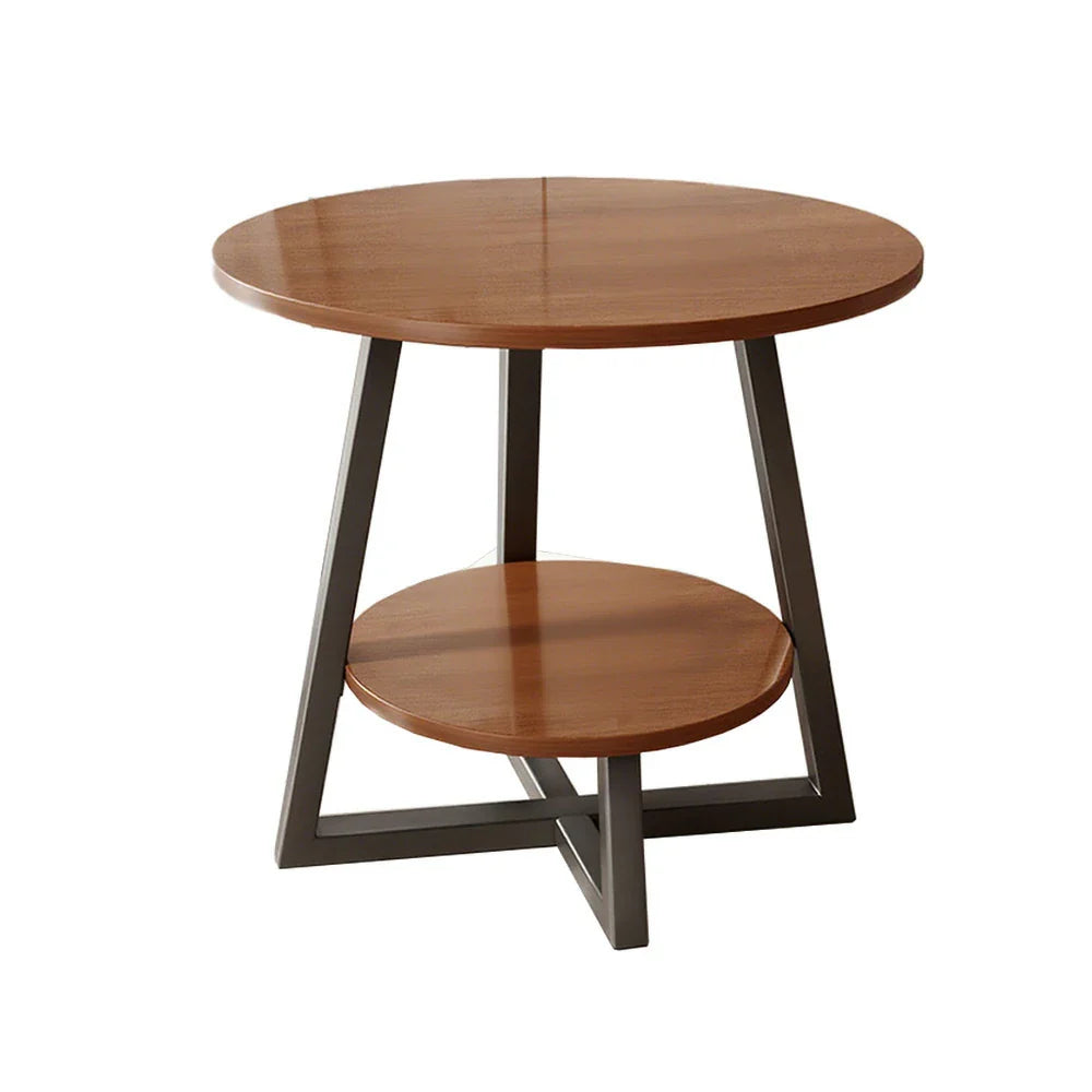 SOLARA Side Table, Marble Golden Walnut Frame Modern with Top, Luxury Design