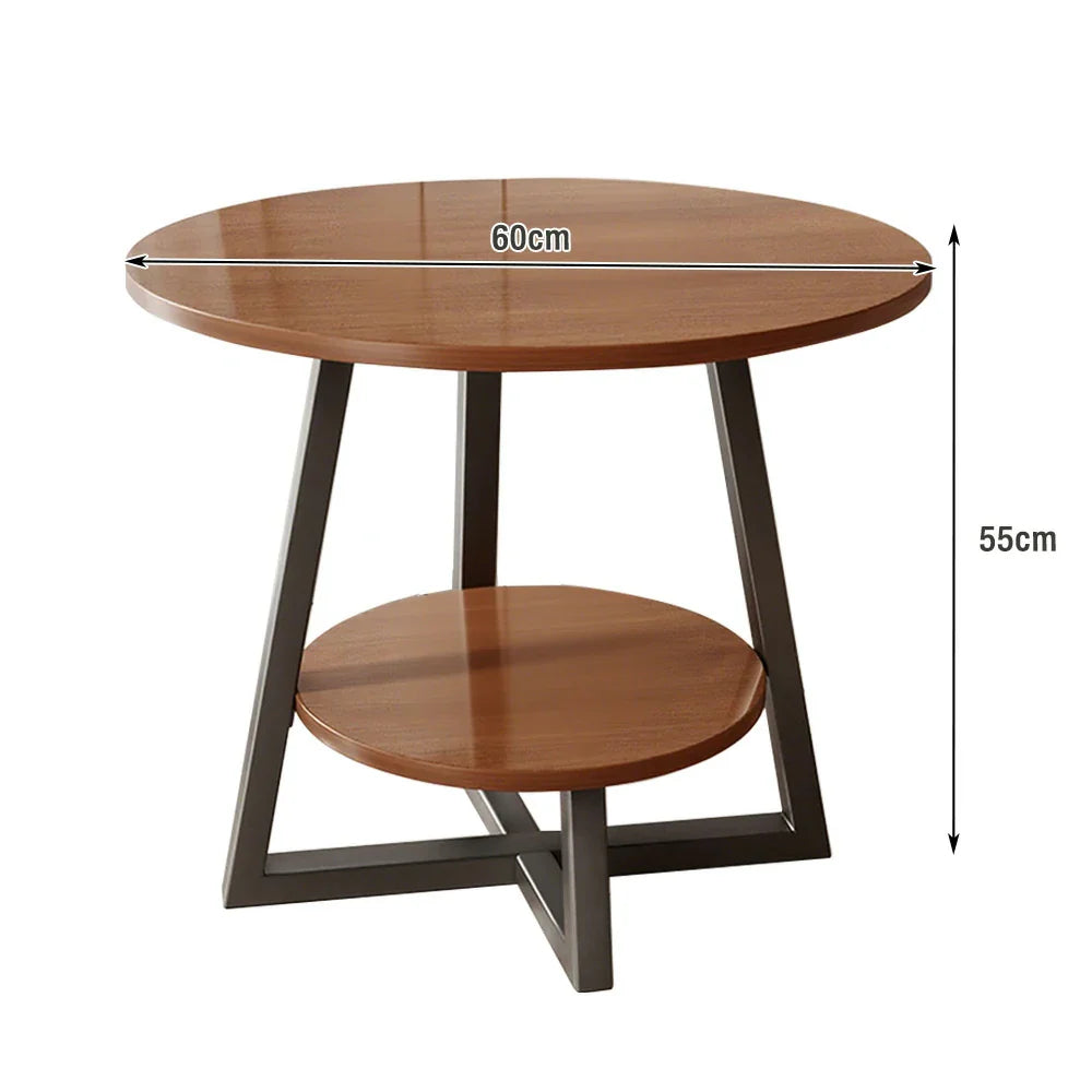 SOLARA Side Table, Marble Golden Walnut Frame Modern with Top, Luxury Design