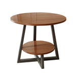 SOLARA Side Table, Marble Golden Walnut Frame Modern with Top, Luxury Design