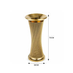 SOLARA Artistic Stainless Steel Waste Bin Mirror Polished Double Bin Removable Ashtray for Hotel Lobby Office & Commercial Spaces - Gold