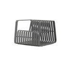 SOLARA Outdoor Lounge Chair with Full Aluminium Frame for Patio Garden Balcony Hotel Relaxing Space - Grey