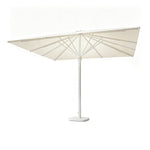 SOLARA 4m Outdoor LED Patio Umbrella with Solar Lighting, Double-Rib Frame for Garden & Commercial Spaces