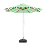 SOLARA 3m Outdoor Patio Umbrella All-Aluminium Frame with 30kg Marble Base for Garden & Outdoor Dining - Green