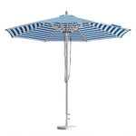 SOLARA 3m Outdoor Patio Umbrella All-Aluminium Frame with 30kg Marble Base for Garden & Outdoor Dining - Blue