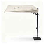 SOLARA Corner Pole Outdoor Umbrella 360-Degree Rotation Waterproof Adjustable Shade for Patio & Balcony