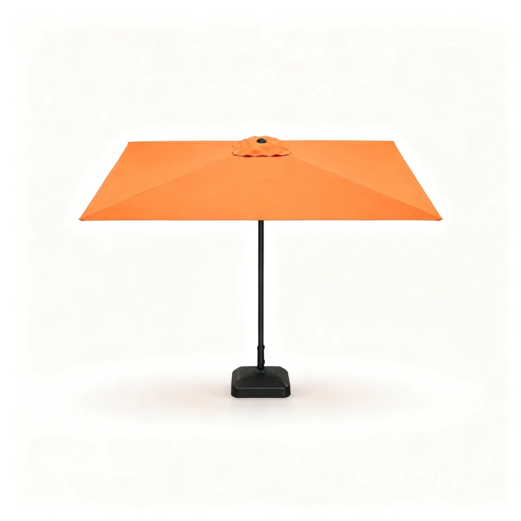 SOLARA Rectangular Patio Umbrella Large Shade Waterproof Wind-Resistant Canopy for Garden & Terrace - Orange