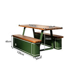 SOLARA Outdoor Park Bench Spacious Seat Design Durable Iron Construction Weather Resistant for Garden Patio Park Commercial Areas