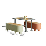 SOLARA Iron Bench Stable Outdoor Seating for Courtyard Cafe Park Plaza Public Areas