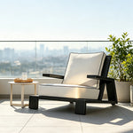 SOLARA Danton Outdoor Lounge Sofa Aluminium Alloy Frame Water Repellent Cushions for Patio Balcony and Garden