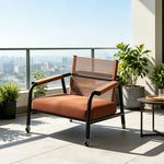 SOLARA Outdoor Rope Sofa Waterproof Fabric Thickened Aluminium Frame for Courtyard Patio Garden and Leisure Space