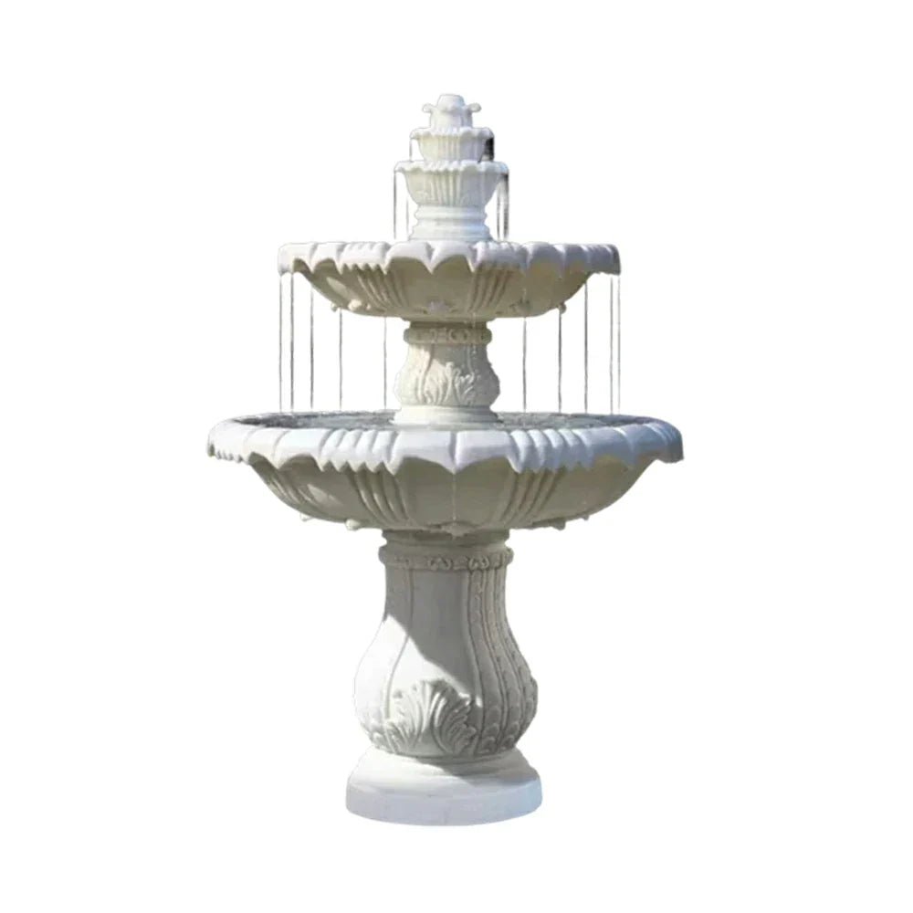 SOLARA Natural Sandstone Outdoor Fountain Natural Sandstone Texture Hand-Polished Finish Peaceful Water Feature