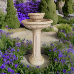 SOLARA Solar Water Feature - Weatherproof Resin Fiberglass Ideal for Gardens & Outdoor Spaces No Paint Durable